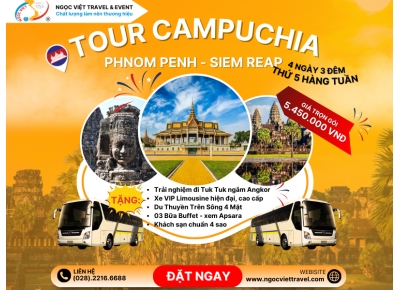 TOUR CAMBODIA - SIEM REAP - PHNOM PENH - VIP LIMOUSINE CARS