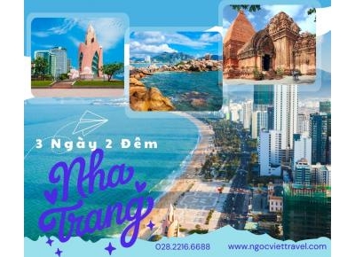 TOUR NHA TRANG - KHÁCH SẠN 3,4,5 SAO - TẶNG BUFFET HẢI SẢN + UỐNG BEER KHÔNG GIỚI HẠN