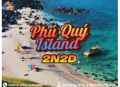 TOUR ĐẢO PHÚ QUÝ  - TRẢI NGHIỆM HÒN NGỌC 2N2Đ